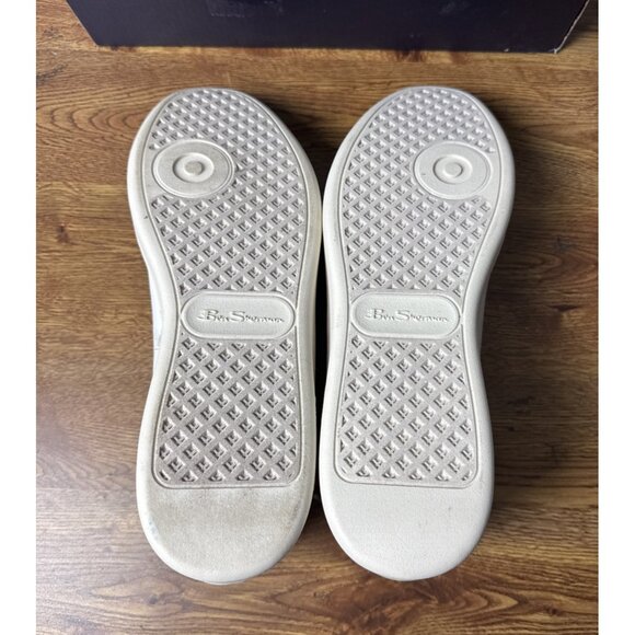 Men's Ben Sherman, Hampton Sneaker BSMHAMPV-1564 White/Tan SYNTHETIC Size 10.5 - Picture 8 of 8